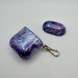 Kate Spade Purple Glitter 1st Gen AirPod Case Cover